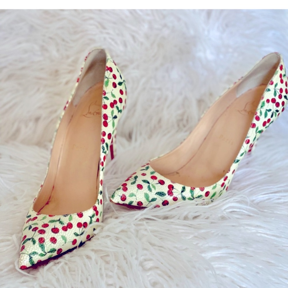 Christian Louboutin Cherry Heels